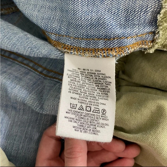 Pilcro and the Letterpress Denim Eyelet Jacket - Picture 7 of 7